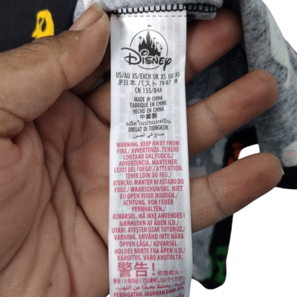 Disney Store Mickey Treats Jack-o'-Lantern All Over Print Halloween Shirt - Picture 5 of 7